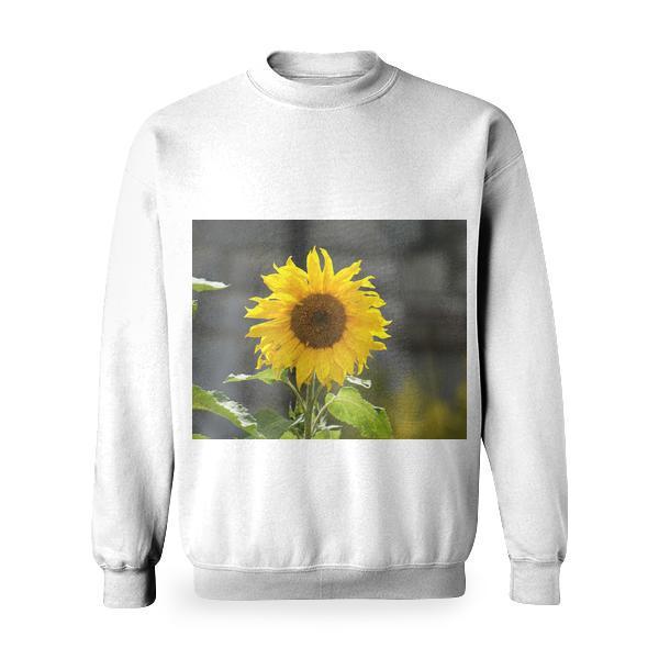 Yellow Sunflower Basic Sweatshirt