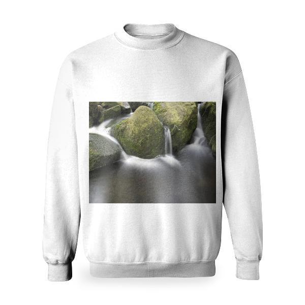 Green Rock Formation Basic Sweatshirt