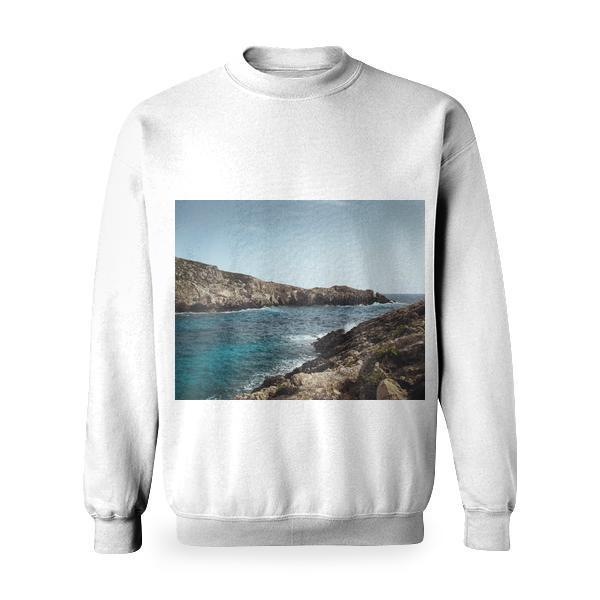 Sea Landscape Nature Ocean Basic Sweatshirt