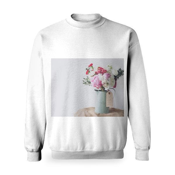 Flowers Gift Flowerpot Basic Sweatshirt