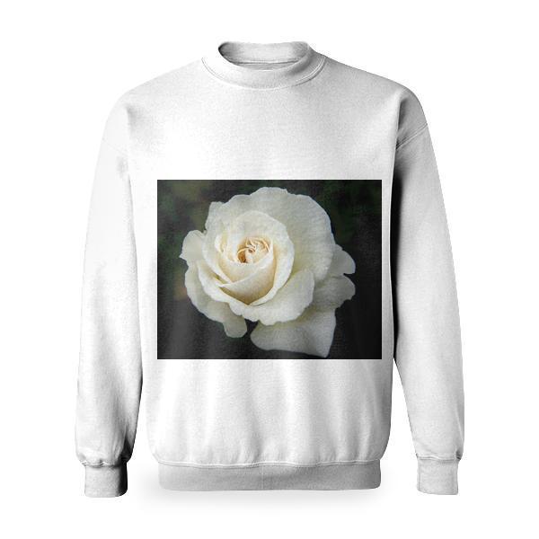 White Rose Basic Sweatshirt