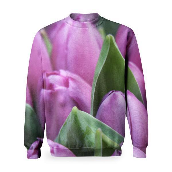 Purple Tulip Basic Sweatshirt