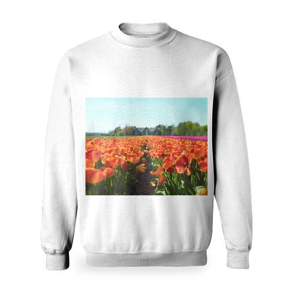 Flowers Garden Bloom Blossom Basic Sweatshirt