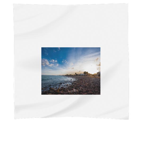 Scenic View Of Sea Against Sky During Sunset Scarf