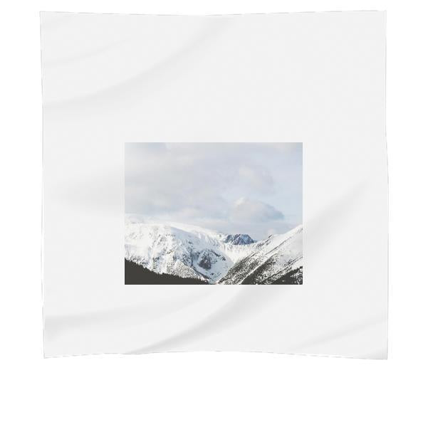 Snow Landscape Mountains Nature Scarf