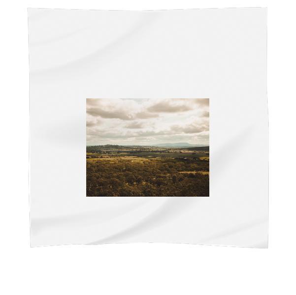 Green Trees Under Cloudy Sky During Daytime Scarf