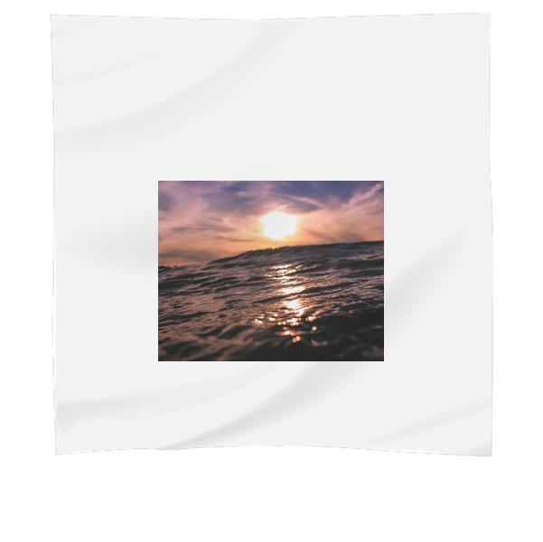 Sea Ocean Waves During Sunset Scarf