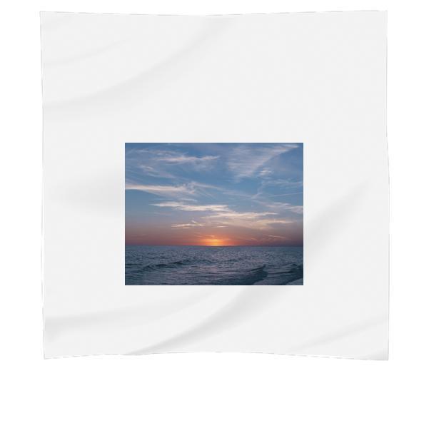 Calm Sea During Sunset Scarf