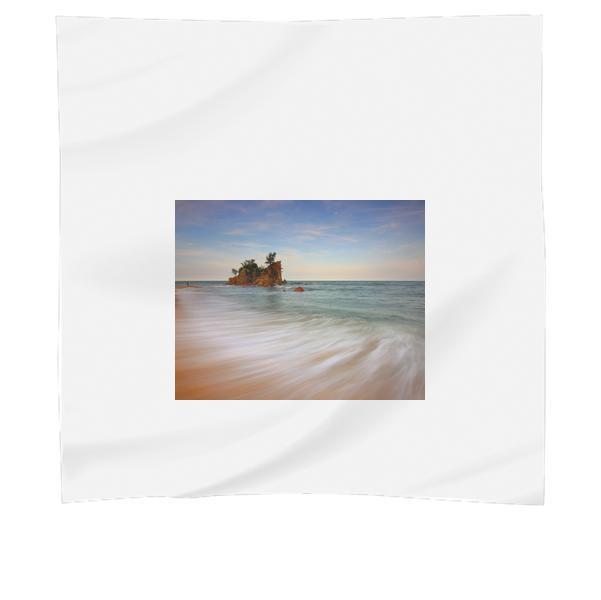 Brown Shore During Daytime Scarf