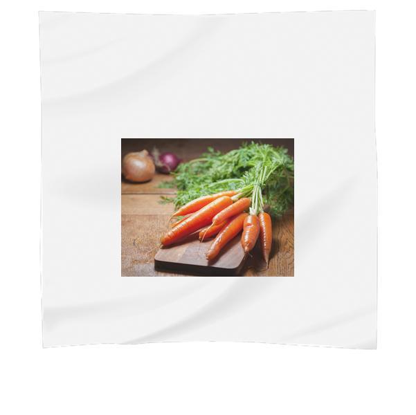 8 Piece Of Carrot On Brown Chopping Board Scarf