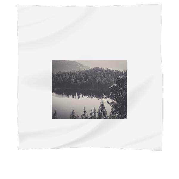 Sea BlackAndWhite Nature Forest Scarf