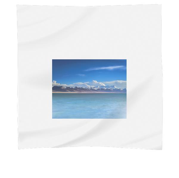Body Of Water Under Blue And White Sunny Sky During Daytime Scarf