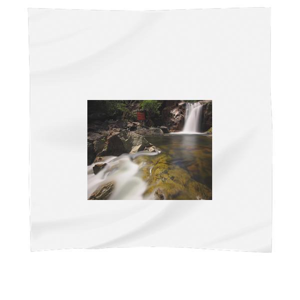 Waterfalls Scenery During Daytime Scarf