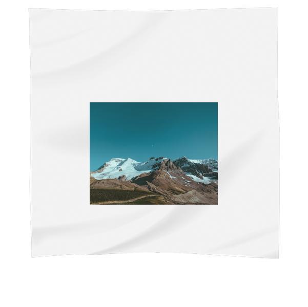 Snow Landscape Mountains Nature Scarf