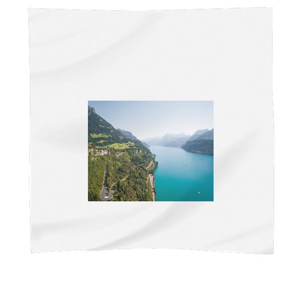Sea Landscape Mountains Nature Scarf