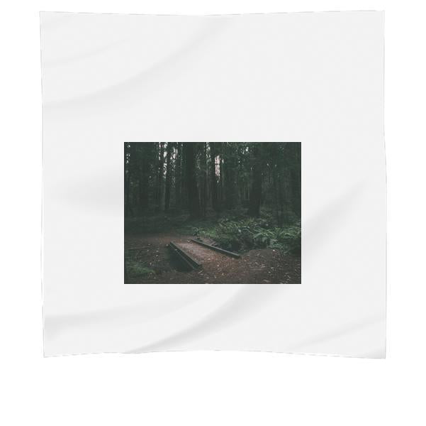 Brown Surface With Green Grass Surrounded By Trees During Daytime Scarf