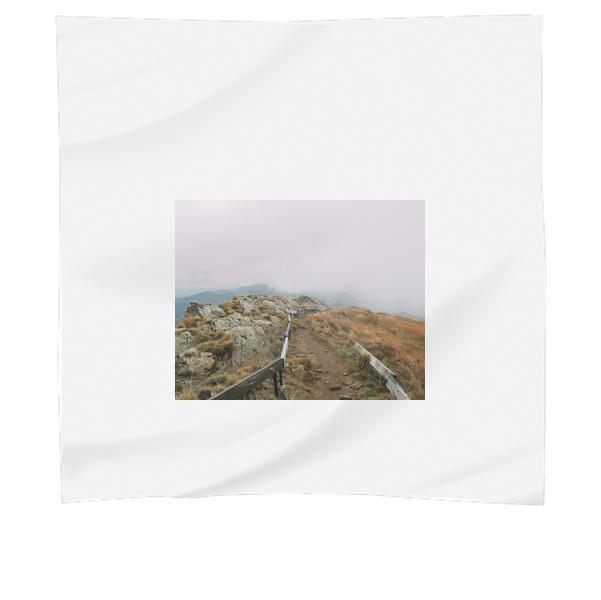 Brown Grass Near Grey Road During Daytime Scarf