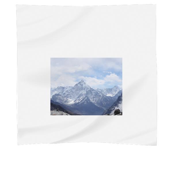 Snow Landscape Mountains Nature Scarf