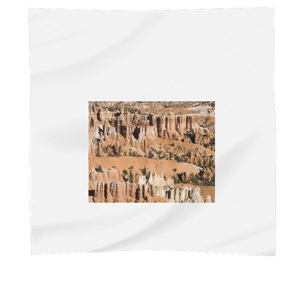 Brown Mountain During Daytime Scarf