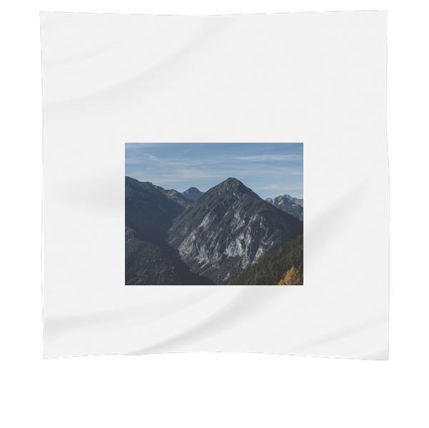 Scenic View Of Mountains Against Sky Scarf