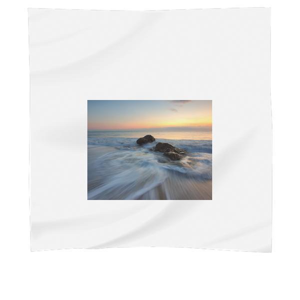 Time Lapse Photography Of Sea Wave On Seashore During Daytime Scarf