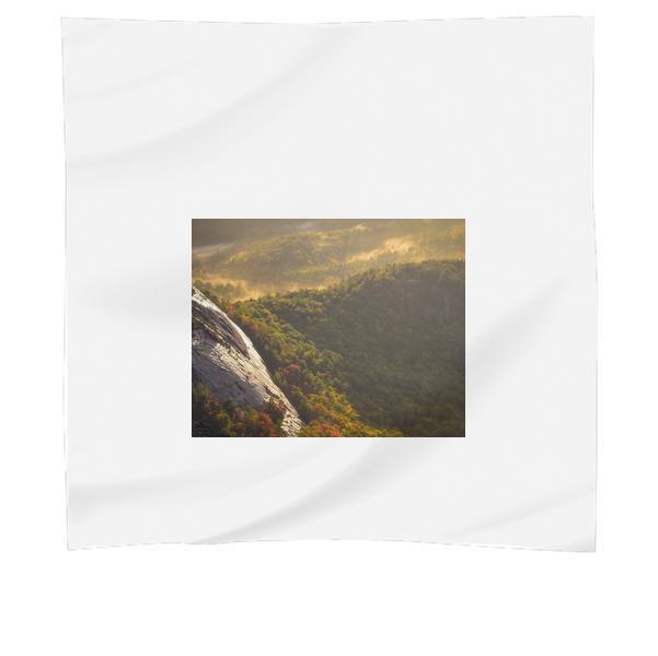 Aerial Photo Of Forest Near Mountain During Daytime Scarf