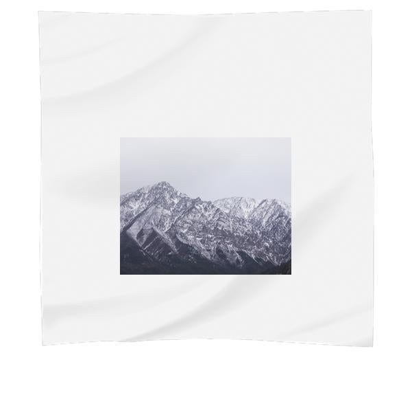 Snow Landscape Mountains Nature Scarf