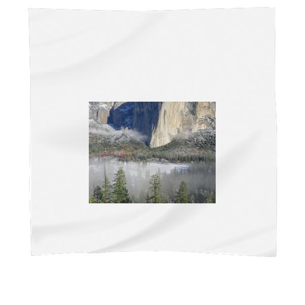 River Between Green Forest Trees During Daytime Scarf
