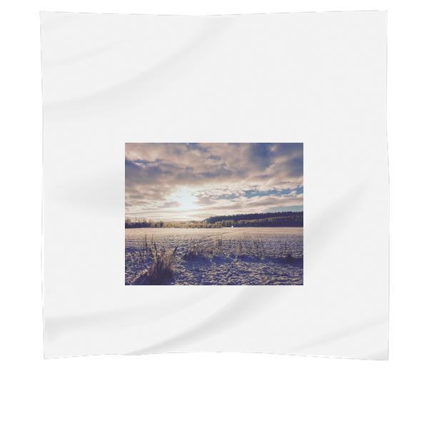 Brown Grass On White Sand During Sunset Scarf