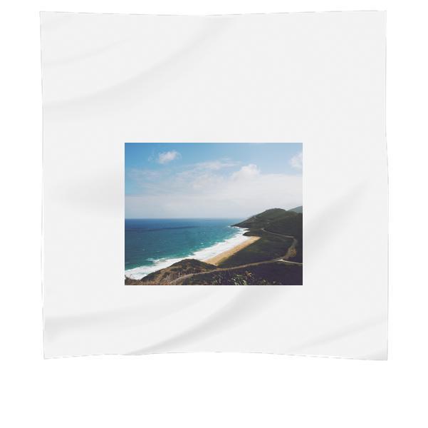 Sea Landscape Mountains Nature Scarf