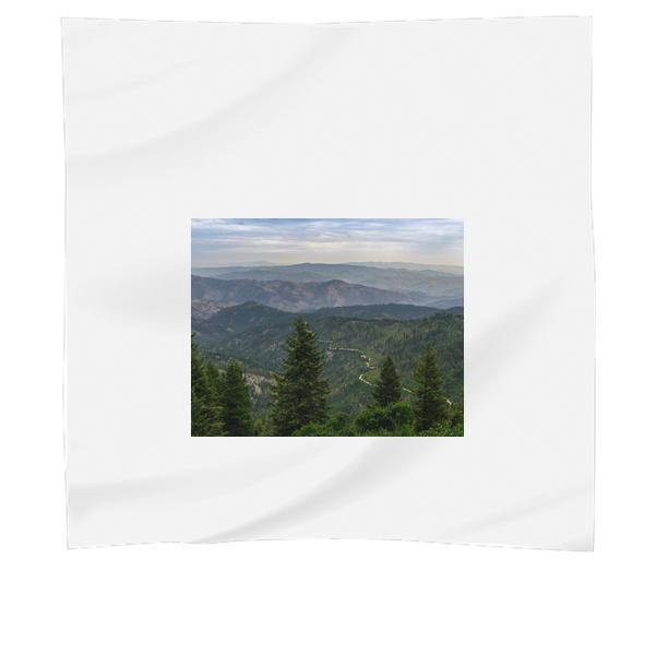 Landscape Nature Forest Trees Scarf