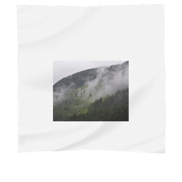 Fog On Side Of Mountain Scarf