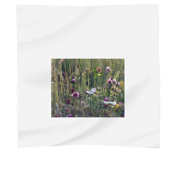 Nature Field Flowers Grass Scarf