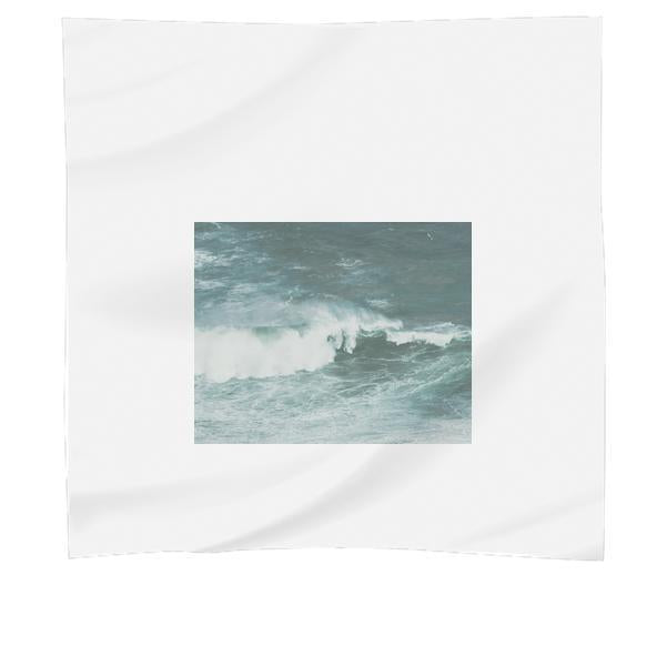 Sea Making Waves During Daytime Scarf
