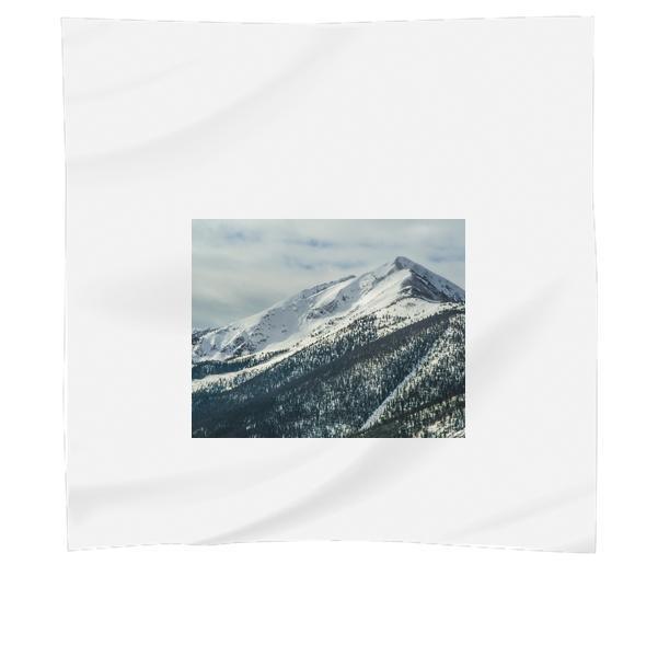 Snow Landscape Mountains Nature Scarf