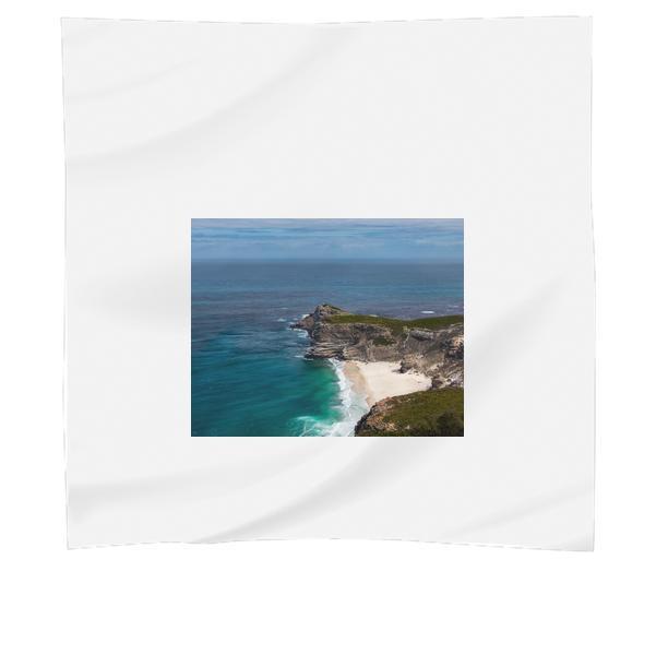 Aerial Photography Of Sea Beside Island During Daytime Scarf