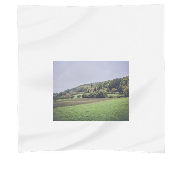 Green Grass Under Grey Clouds During Daytime Scarf