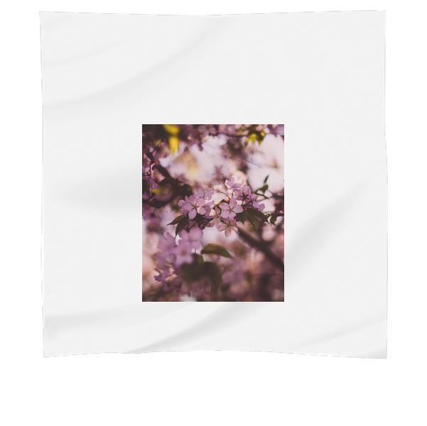 Shallow Photography Of Pink And White Flowers During Daytime Scarf