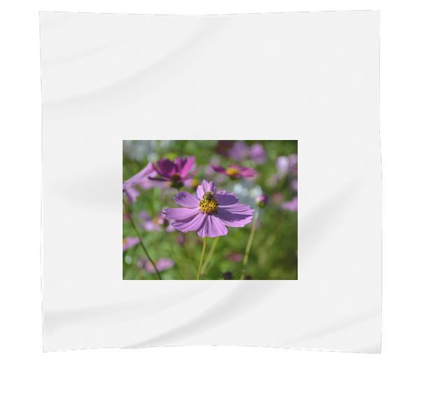 Nature Flowers Plants Bee Scarf