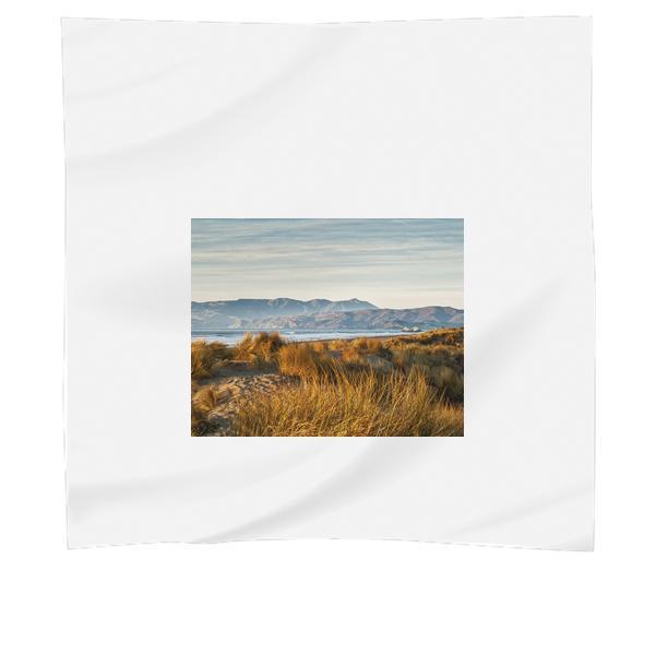 Brown Grass Near Mountains During Daytime Scarf