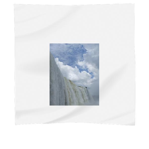Waterfalls Under Blue Sky With White Clouds During Daytime Scarf