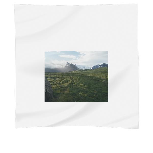 Landscape Mountains Nature Meadow Scarf