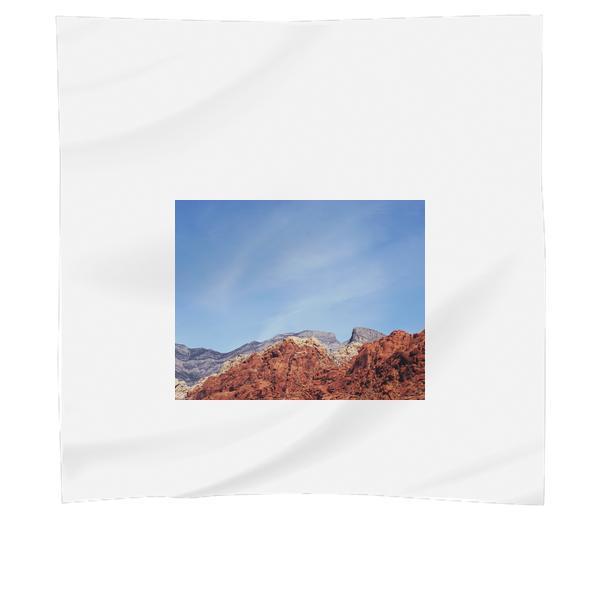 Brown Rocky Mountain During Daytime Scarf