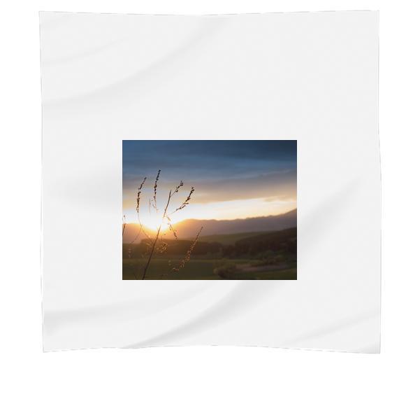 Mountain During Sunset Scarf