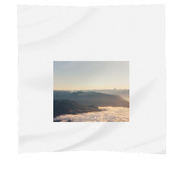 Sea Shore Under White Clouds During Daytime Scarf