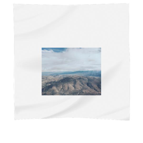 Brown Mountain Under Blue Sky During Daytime Scarf