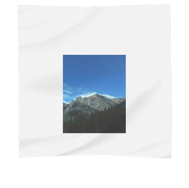 Landscape Mountains Nature Scarf