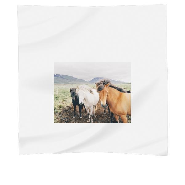Farm Animals Horses Scarf