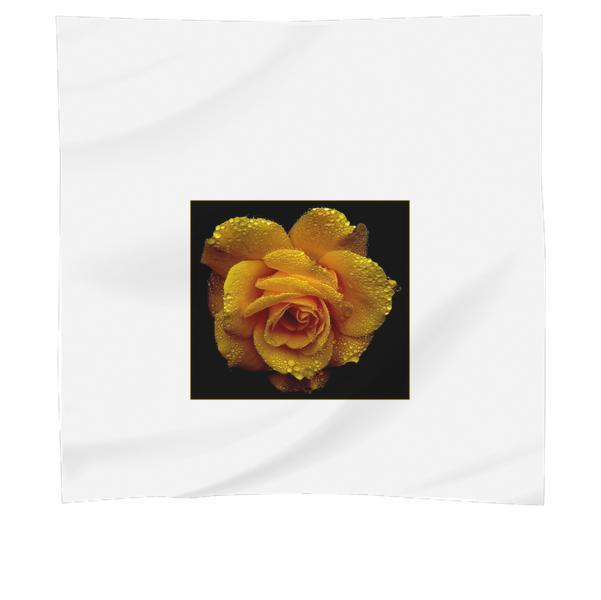 Shallow Focus Photography Of Yellow Flower Scarf