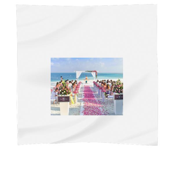 Beach Wedding Ceremony During Daytime Scarf